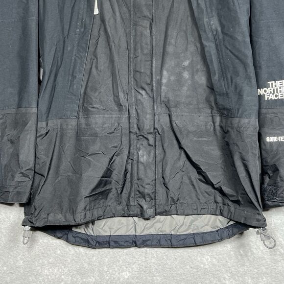 Vintage The North Face TNF Gore-Tex Parka Jacket Women’s Large Solid Black - Picture 5 of 16